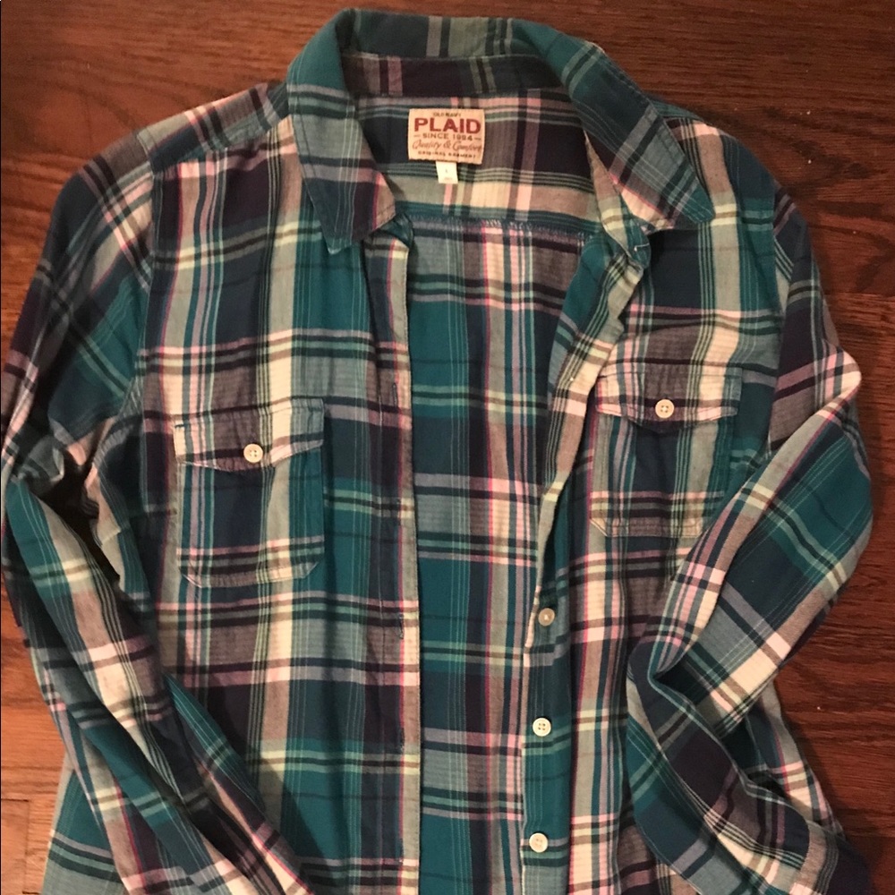 Plaid Button Down